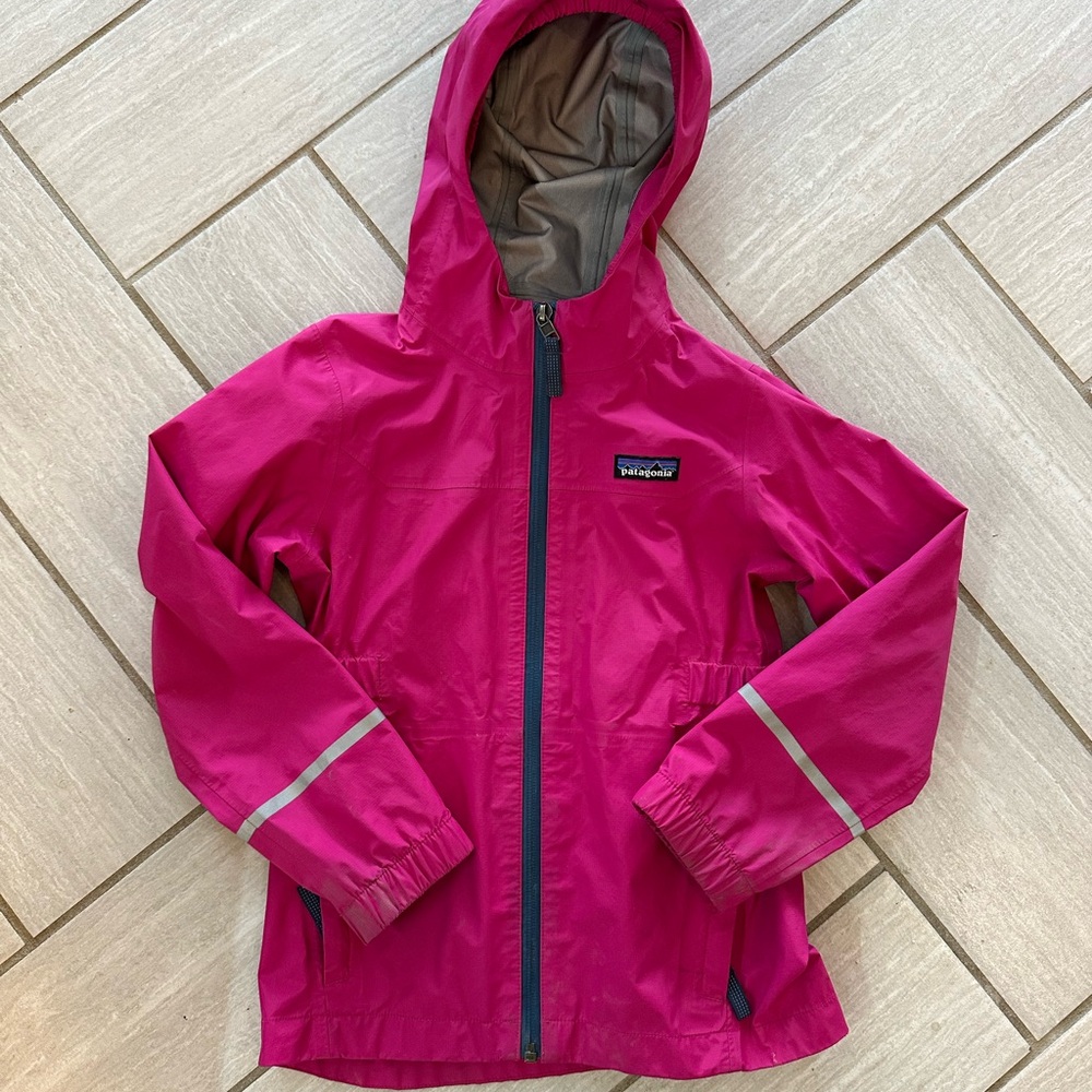 Patagonia Pink torrentshell rain Jacket